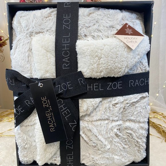 Rachel Zoe Bedding Rachel Zoe Super Soft Cozy Sherpa Reverse Faux